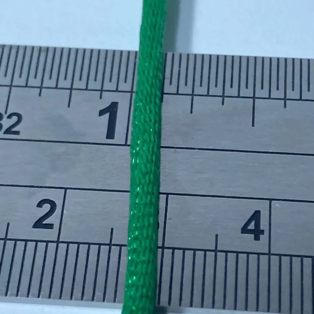 Green Rat Tail Cord Trim Ribbon 12 Rolls Offray Crafts Scrapbook Gift Wrap 1/8
